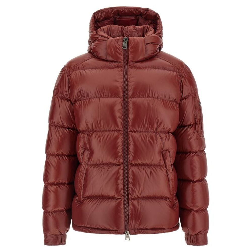 Herno Bordeaux Polyamide Full-Length Men's Jacket